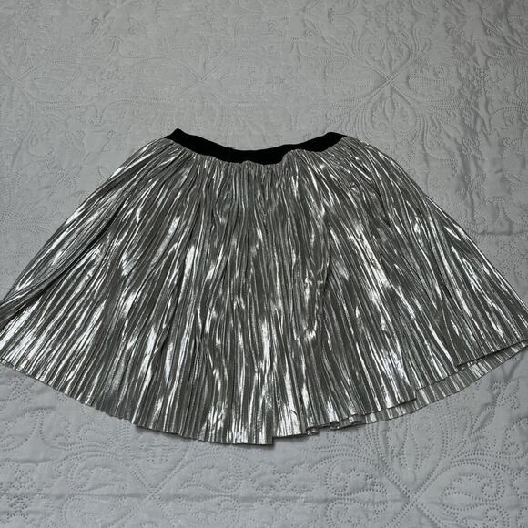 Rockets Of Awesome Metallic Pleated Skirt Size 8 - Picture 5 of 6